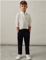 Pure Wool Half Zip Jumper (3-14 Years)