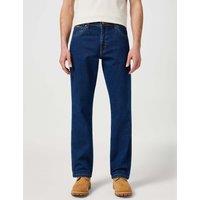 Wrangler Straight Fit Texas 5 Pocket Jeans Blue Denim