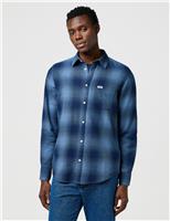 Pure Cotton Checked Flannel Shirt