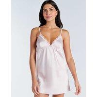 Boux Avenue Kaya Satin Chemise Pink