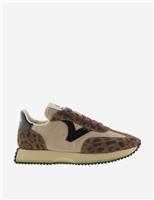 Animal Print Lace Up Trainers