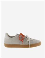 Suede Lace Up Trainers