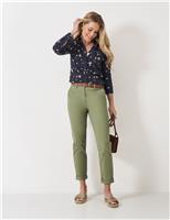 Pure Cotton Floral Collared Shirt