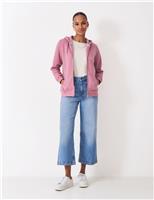 Cotton Rich Zip Up Hoodie