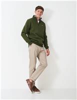 Cotton Rich Half Zip Sweatshirt