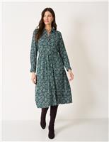 Floral Midi Shirt Dress