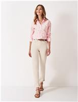 Pure Cotton Floral Collared Shirt