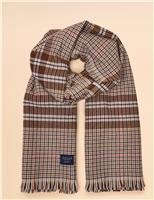 Checked Large Scarf