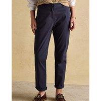 Joules Cotton Rich Brushed Straight Leg Chinos Navy