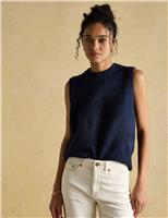 Crew Neck Knitted Vest