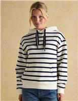 Cotton Rich Striped Hoodie