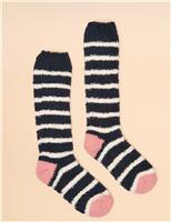 Striped Fluffy Socks