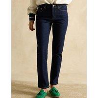 Joules Denim Mid Rise Slim Fit Ankle Grazer Jeans Blue Denim