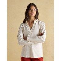 Pure Cotton Collared Top