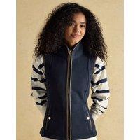 Joules Fleece Funnel Neck Gilet Navy