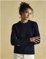 Pure Cotton Cable Knit Jumper