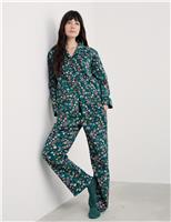 Pure Cotton Floral Print Pyjama Set