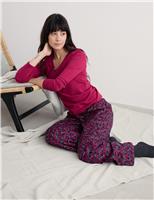 Cotton Rich Printed Pyjama Set