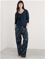 Cotton Rich Nature Print Pyjama Set