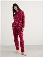 Cotton Rich Floral Pyjama Set