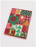 12pk Advent Calendar Ankle High Socks