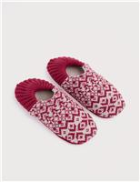 Fair Isle Slippers