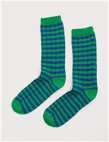 Cotton Rich Striped Socks