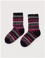 Patterned Ankle High Socks