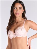 Lillian Lace Wired Balcony Bra (A-E)