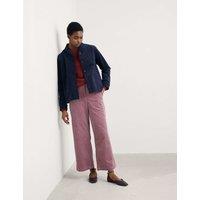 Seasalt Cornwall Cotton Rich Collared Short Jacket Navy
