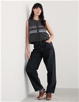 Merino Wool Rich Fair Isle Knitted Vest