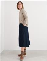 Pure Cotton Textured Relaxed Jumper
