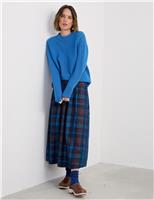 Merino Wool Rich Crew Neck Relaxed Jumper