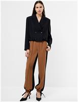 Tailored Double Breasted Cropped Jacket