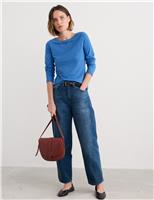 Jersey Crew Neck Top