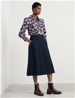 Pure Cotton Floral Blouse