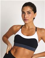 Lilybod No Limit Medium Support Sports Bra Blue Mix