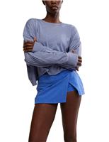 My Time Cotton Rich Crew Neck Open Back Top