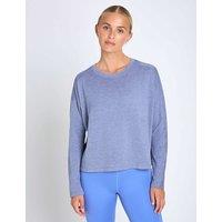 Girlfriend Collective ReSet Crew Neck Oversized Top Light Blue
