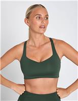 Girlfriend Collective FLOAT Riley Total Support Sports Bra Dark Green