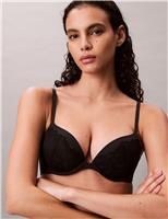 Perfectly Fit Lace Wired Push-Up Plunge Bra