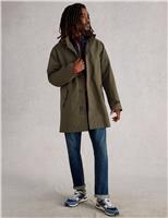 Cotton Blend Mac with Removable Gilet