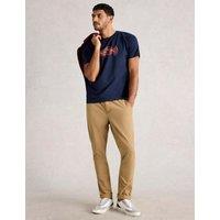 Regular Fit Elasticated Waist Stretch Trousers