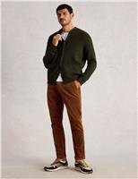 Button Through Baseball Neck Cardigan