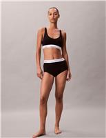 Calvin Klein Icon Cotton Blend Boyshorts Black