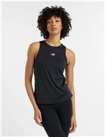 Jacquard Crew Neck Racer Back Gym Vest Top