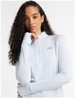 High Neck Half Zip Sports Top