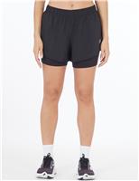 New Balance Woven 2-in-1 Running Shorts Black