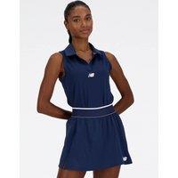 New Balance Collared V-Neck Tennis Vest Top Navy