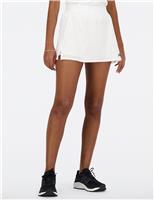New Balance 2 in 1 High Waisted Tennis Skort White